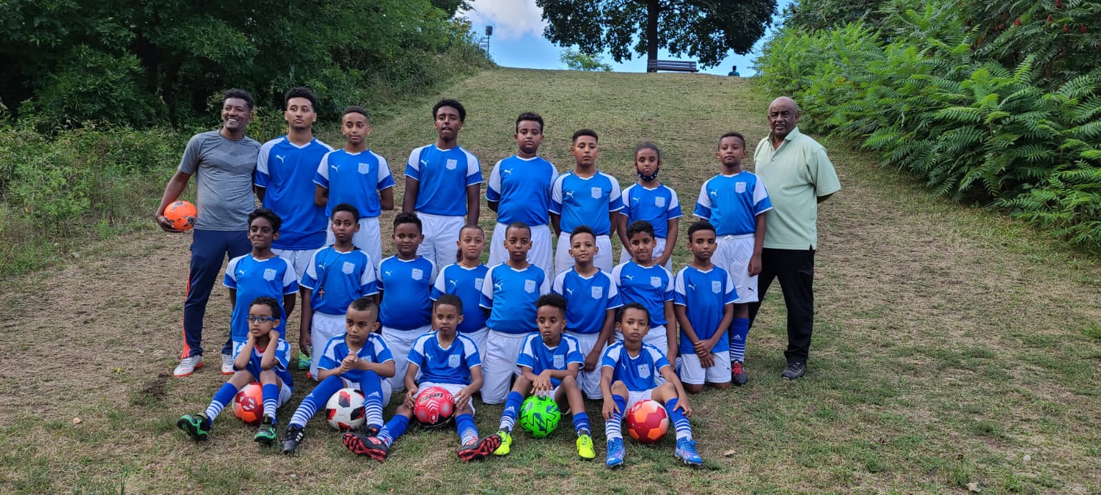 Ashenafi Girma Soccer Academy hero background